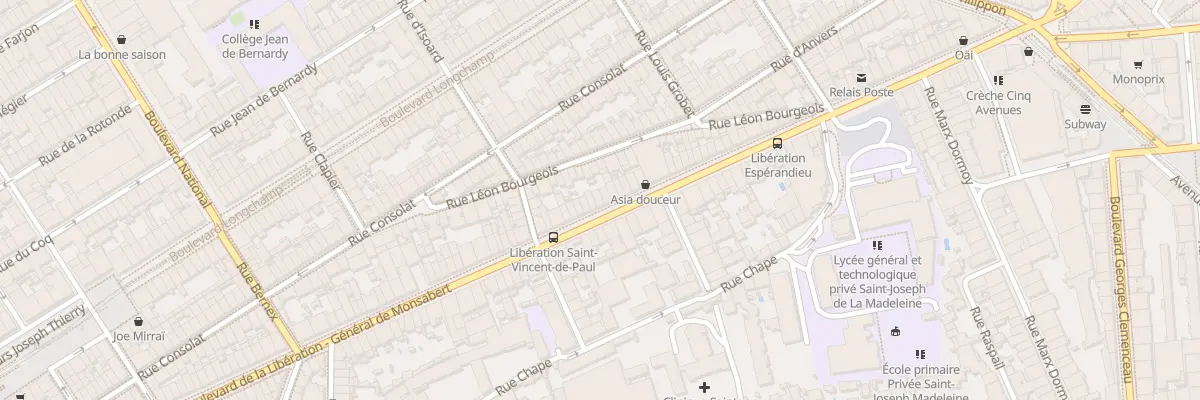 Plan du 147 Bd de la Liberation à Marseille 1er Arrondissement