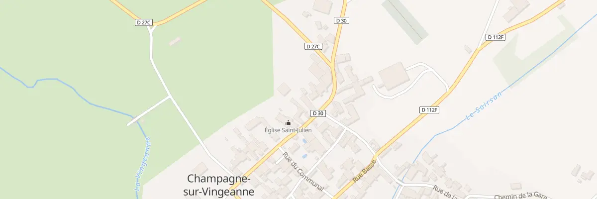 Plan du 8 Rue Haute à Champagne-sur-Vingeanne