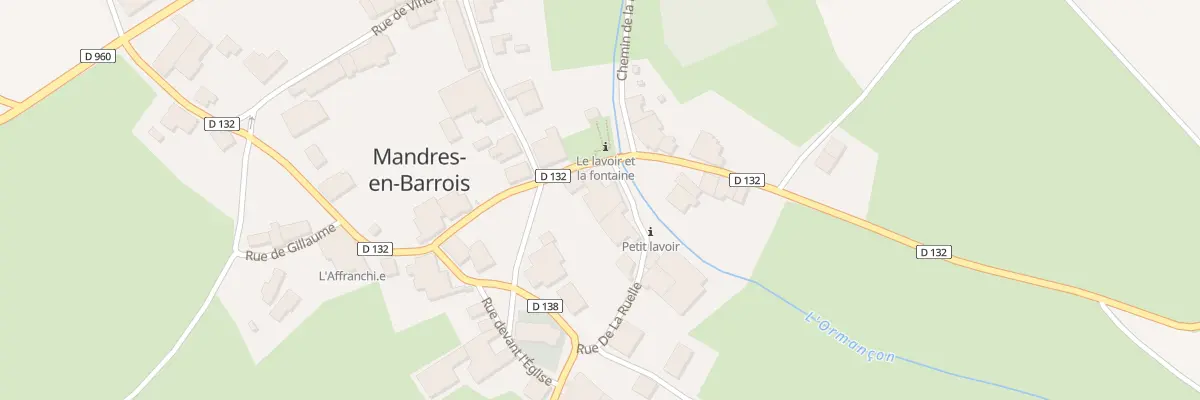Plan du 4 Rue de la Fontaine à Mandres-en-Barrois