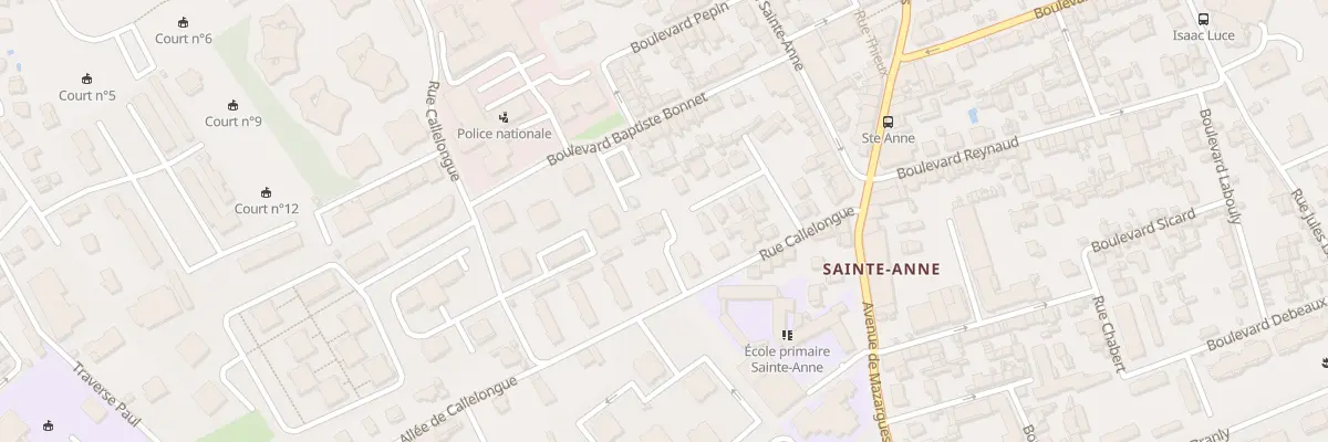 Plan du 97 Rue callelongue à Marseille 8e Arrondissement
