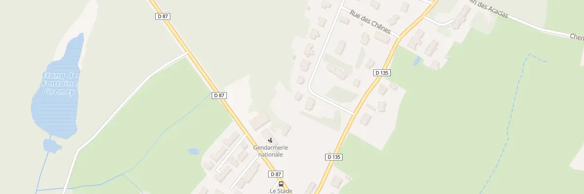 Plan du 83 Rue des Chênes à Beaurepaire-en-Bresse
