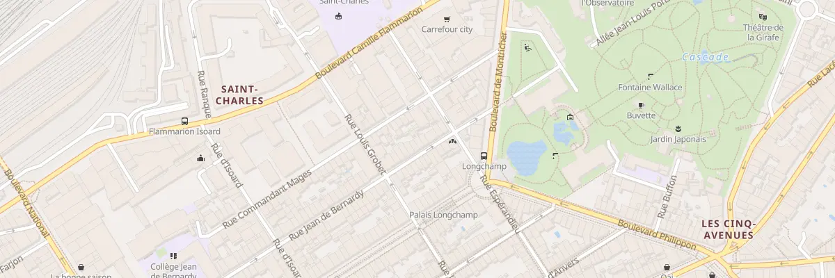 Plan du 109 Rue jean de bernardy à Marseille 1er Arrondissement