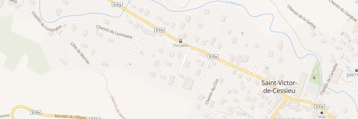 Plan du 331 Rte du Clos Janin à Saint-Victor-de-Cessieu