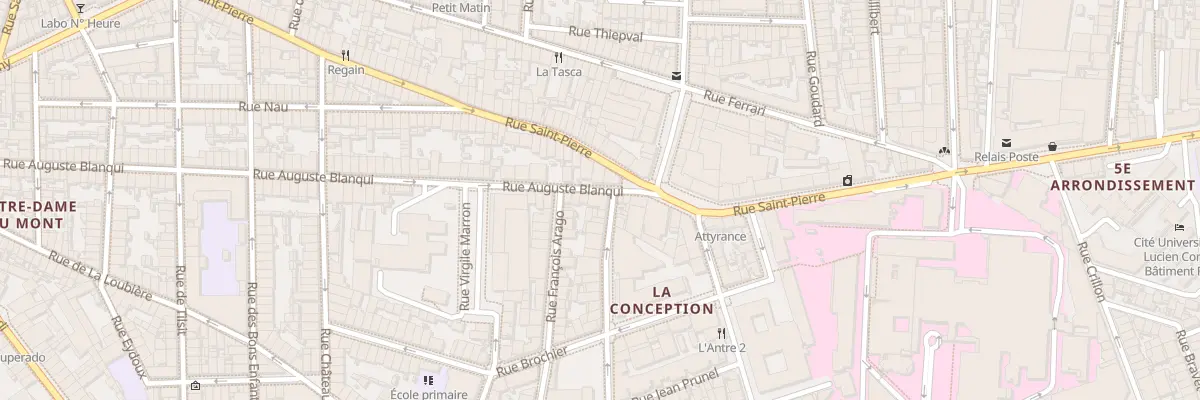 Plan du 138 Rue auguste blanqui à Marseille 5e Arrondissement