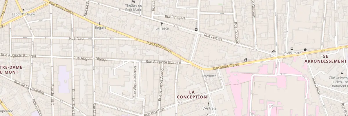 Plan du 133 Rue auguste blanqui à Marseille 5e Arrondissement
