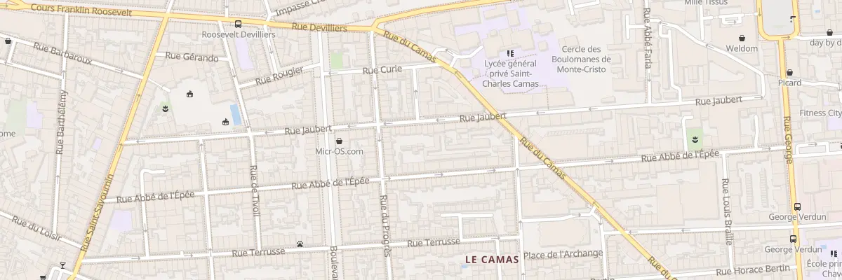 Plan du 74 Rue jaubert à Marseille 5e Arrondissement