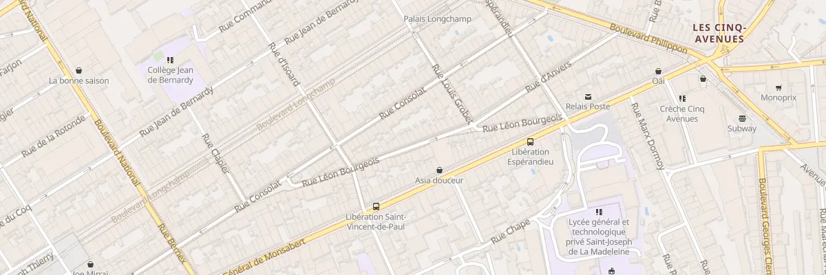 Plan du 39 Rue leon bourgeois à Marseille 1er Arrondissement