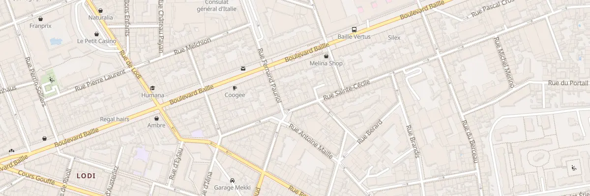 Plan du 31 Rue sainte cecile à Marseille 5e Arrondissement