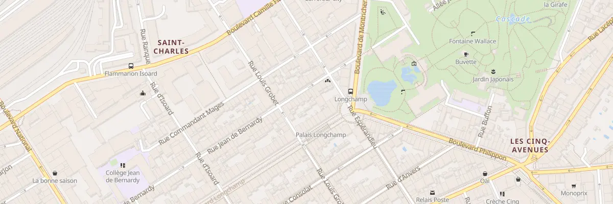 Plan du 104 Rue jean de bernardy à Marseille 1er Arrondissement