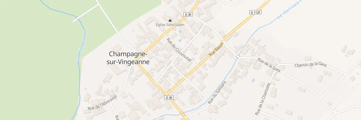 Plan du 4 Rue du Communal à Champagne-sur-Vingeanne