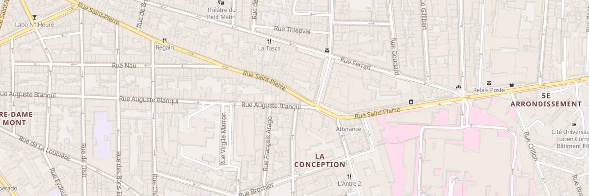 Plan du 135 Rue auguste blanqui à Marseille 5e Arrondissement