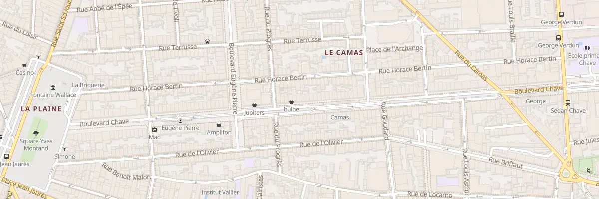 Plan du 81 Bd Chave à Marseille 5e Arrondissement