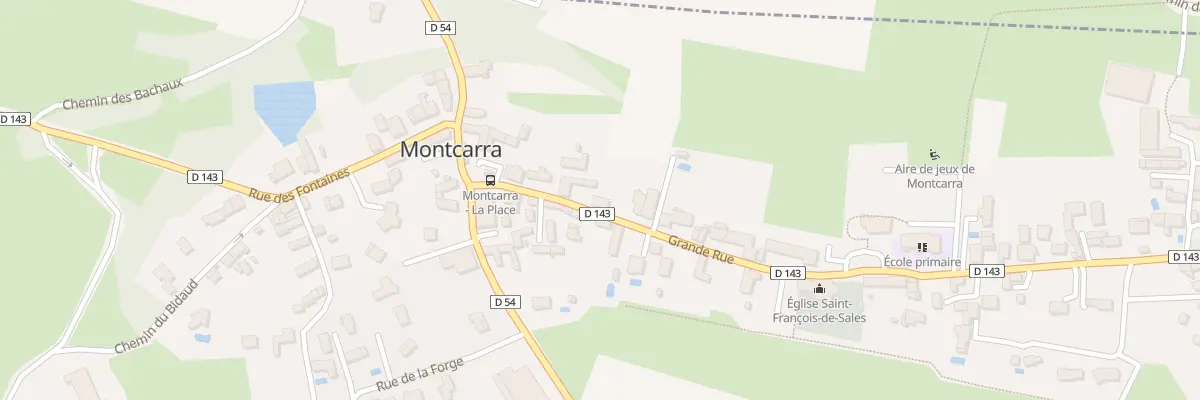 Plan du 115 Vc Grande Rue à Montcarra