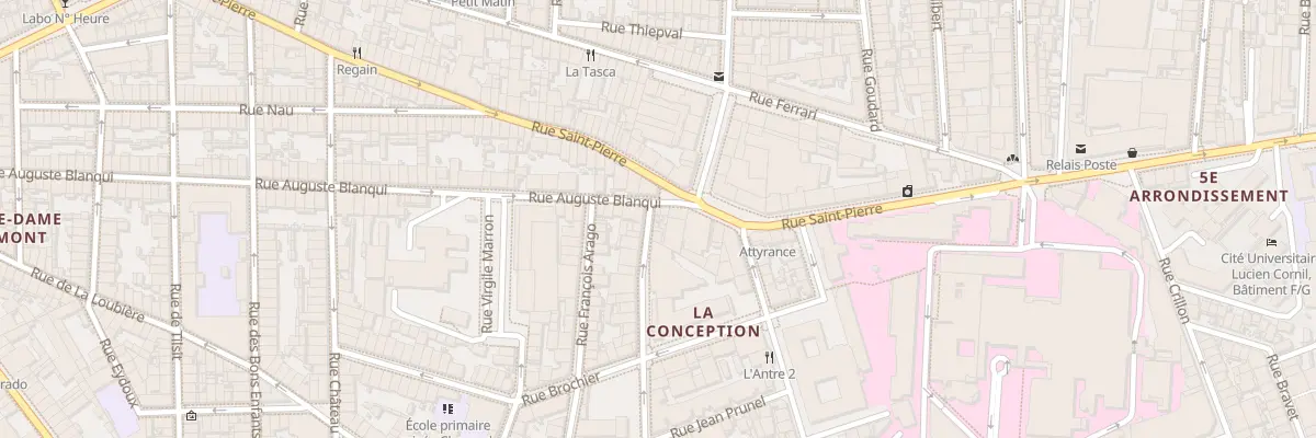 Plan du 142 Rue auguste blanqui à Marseille 5e Arrondissement