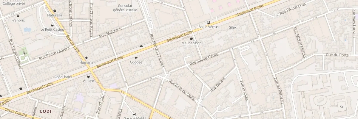 Plan du 37 Rue sainte cecile à Marseille 5e Arrondissement