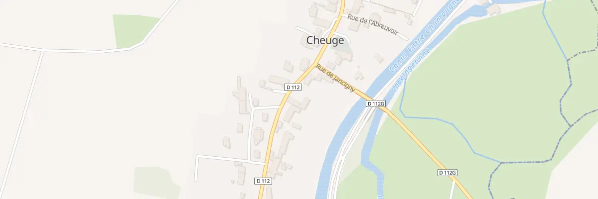 Plan du 13 Rue de Saint Sauveur à Cheuge