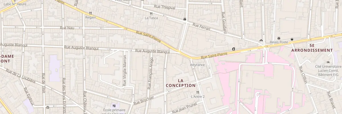 Plan du 144 Rue auguste blanqui à Marseille 5e Arrondissement