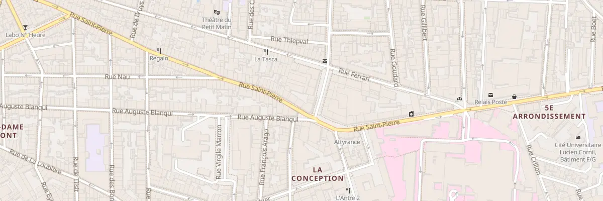 Plan du 117 Rue saint pierre à Marseille 5e Arrondissement
