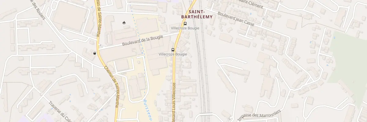 Plan du 106 Bd Louis Villecroze à Marseille 14e Arrondissement