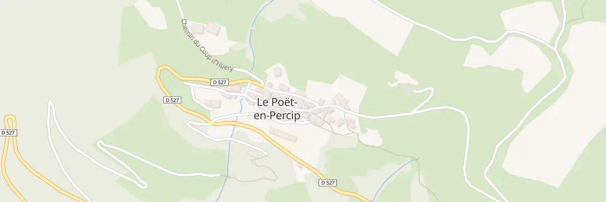 Plan du 5006 Le Village au Poët-en-Percip