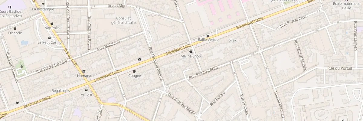 Plan du 136 Bd Baille à Marseille 5e Arrondissement