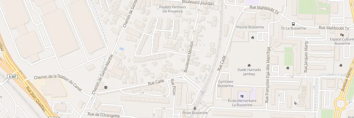 Plan du 7 Bd Mouton à Marseille 14e Arrondissement