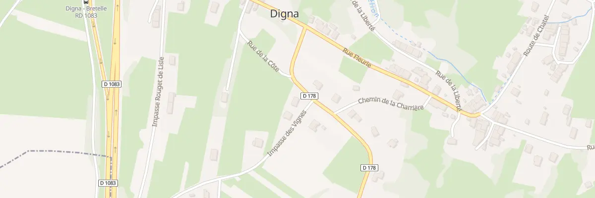 Plan du 2 Imp des Vignes à Digna
