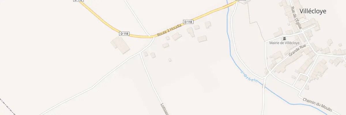 Plan du 9B Rue A Houdia à Villécloye