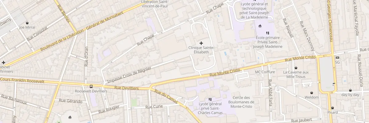 Plan du 42 Imp Croix de Regnier à Marseille 4e Arrondissement