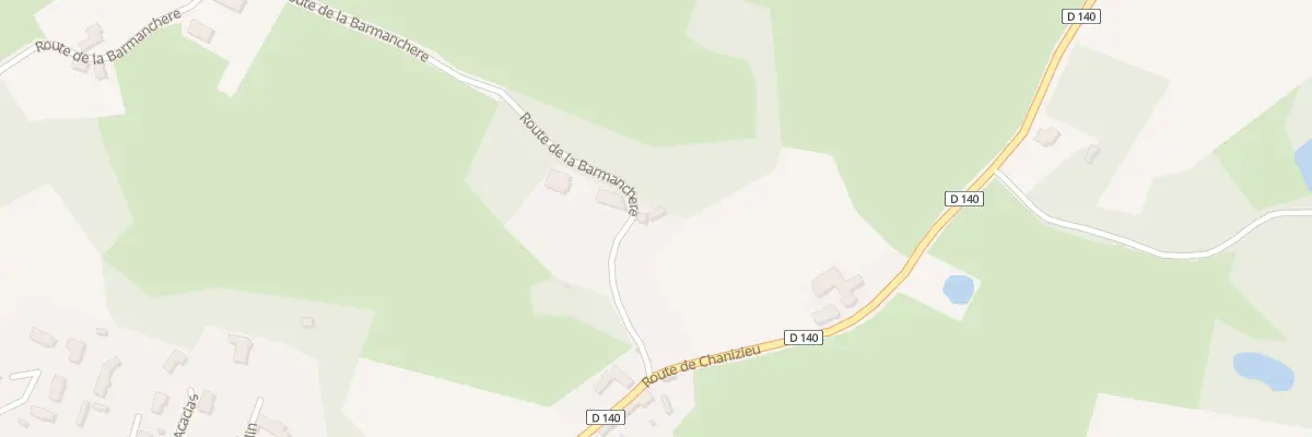 Plan du 112 Rte de la Barmanchere à Courtenay