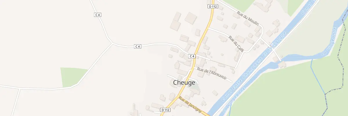 Plan du 3 Rue des Baraques à Cheuge