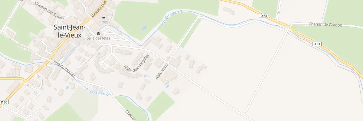 Plan du 27 Chem de la Bataille à Saint-Jean-le-Vieux