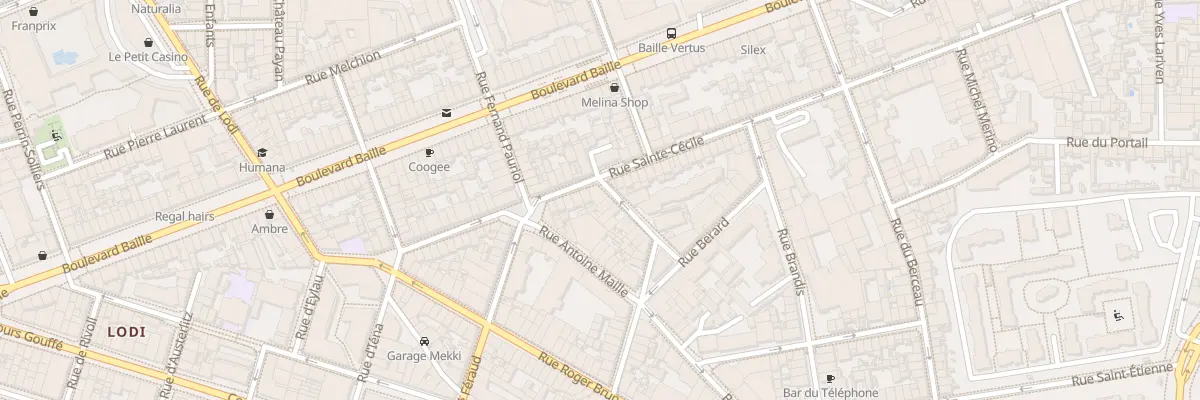 Plan du 40 Rue sainte cecile à Marseille 5e Arrondissement