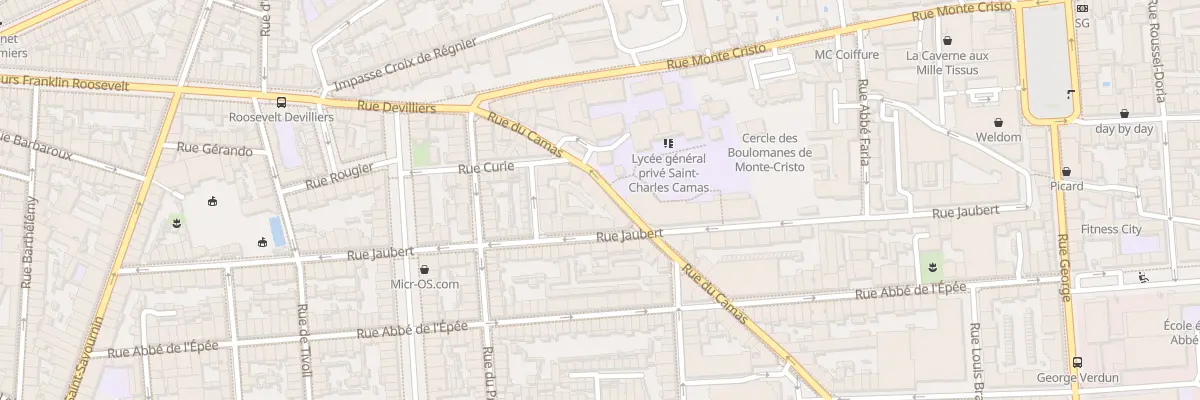 Plan du 18 Rue du camas à Marseille 5e Arrondissement