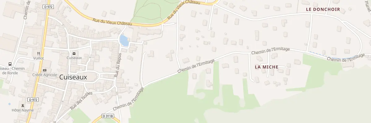 Plan du 5 Che de l’Ermitage à Cuiseaux