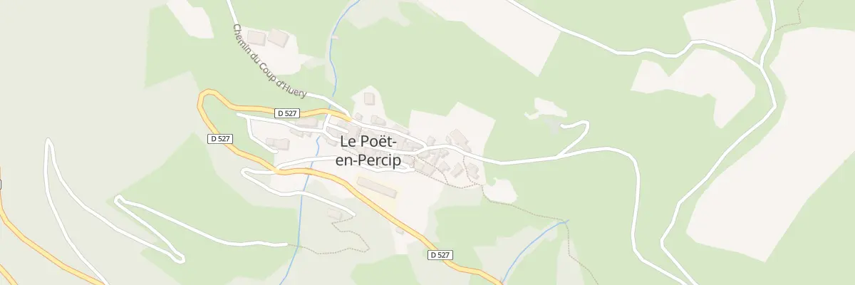 Plan du 5002 Le Village au Poët-en-Percip