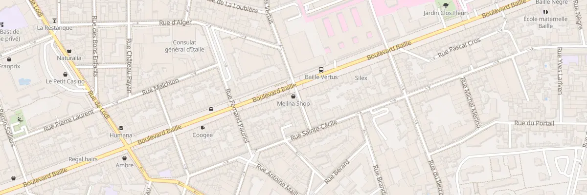 Plan du 144 Bd Baille à Marseille 5e Arrondissement
