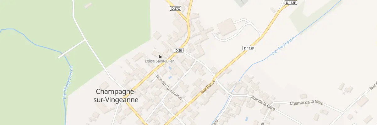 Plan du 2 Rue Grapinet à Champagne-sur-Vingeanne