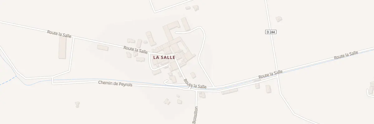 Plan du 5107 La Salle à Solaure en Diois