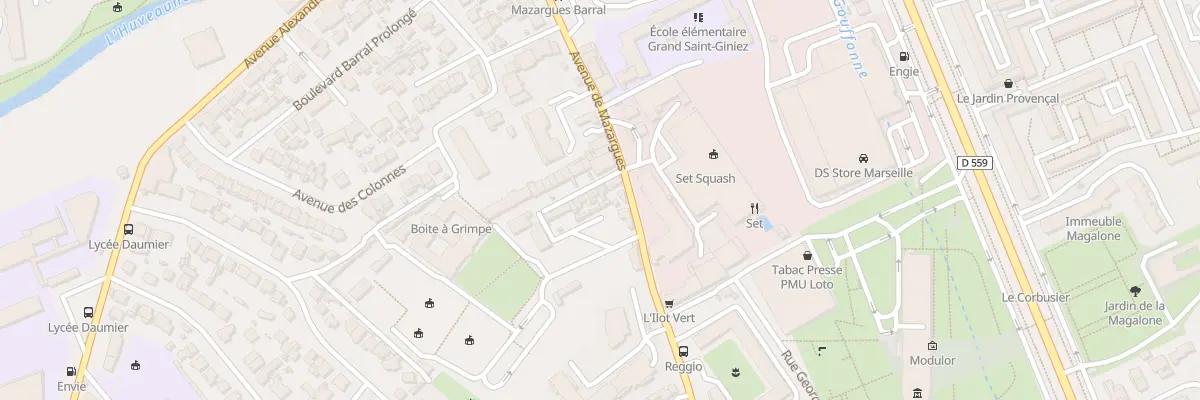 Plan du 3 Bd des Peches à Marseille 8e Arrondissement