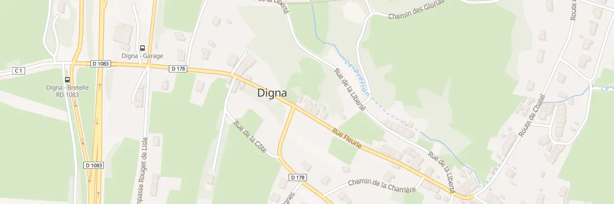 Plan du 22 Rue Fleurie à Digna