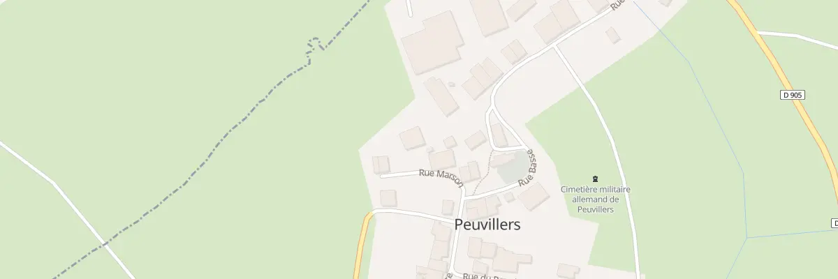 Plan du 4 Rue Marson à Peuvillers