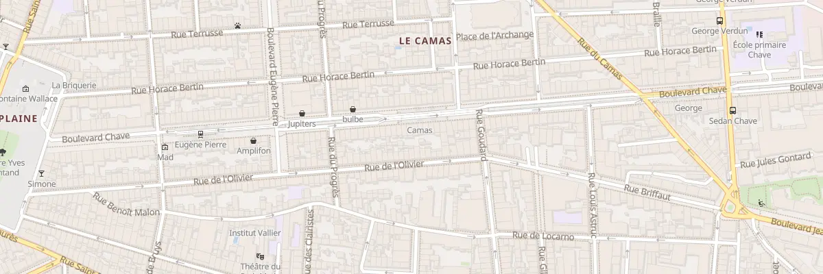 Plan du 106 Bd Chave à Marseille 5e Arrondissement