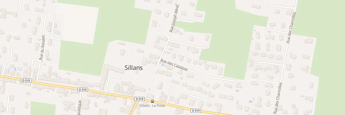 Plan du 31 Rue des Catalpas à Sillans
