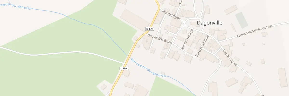 Plan du 3B Rte de Triconville à Dagonville