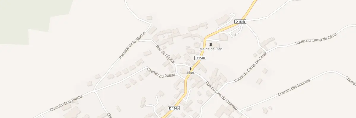 Plan du 50 Rue de l’Eglise à Plan