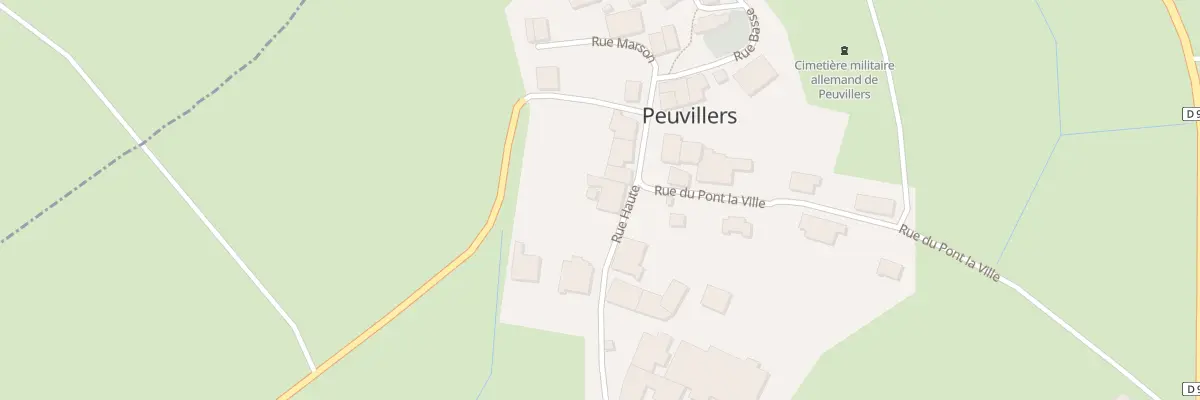 Plan du 6 Rue Haute à Peuvillers