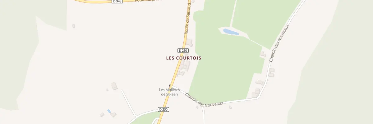 Plan du 5460 Clos des Courtois à Sault