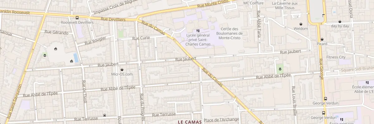 Plan du 98 Rue jaubert à Marseille 5e Arrondissement