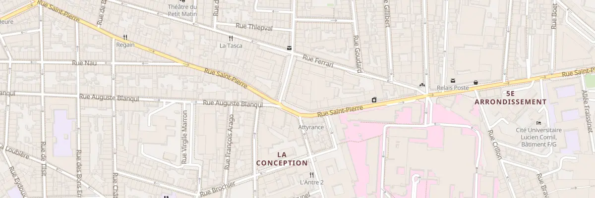 Plan du 131 Rue saint pierre à Marseille 5e Arrondissement